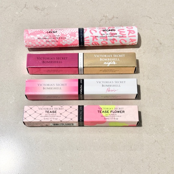 Victoria’s Secret VS Rare Dual Roller Lot: Wicked/Crush + Bombshell Duos + Tease